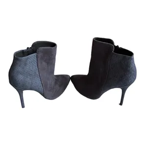 Steve Madden Dace‎ Faux Croc Suede Booties Size 8 thumbnail 7