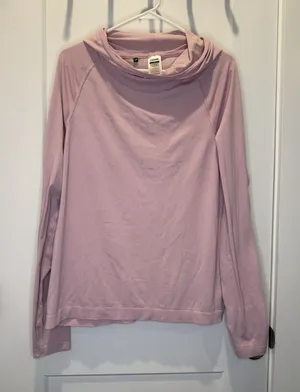 Gymshark Shirt Women's X-Large Purple Long Sleeve Hoodie Active Stretch Gym thumbnail 1