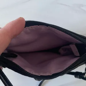 Coach Patent Leather CC Black and Silver Wristlet thumbnail 5