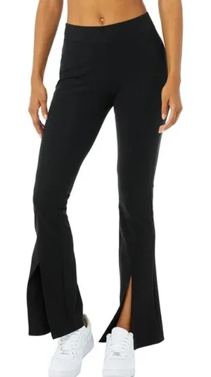 Alo Yoga Black High Waist 7/8 Flutter Legging thumbnail 1