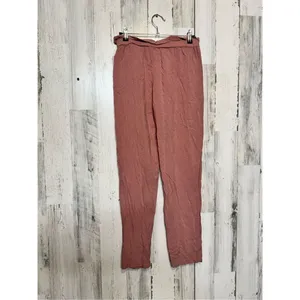 Ambiance Womens comfortable relaxed paper bag pants Size small thumbnail 10