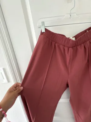 Abercrombie & Fitch Women's Pull-On Wide Leg Pants with Front Seam Detail thumbnail 2