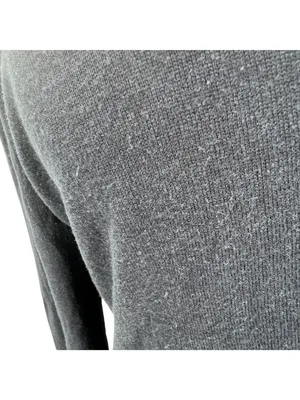 Skunkfunk Navy Long-Sleeve Knit Top With Textured Cowl Neck Size 4 thumbnail 9