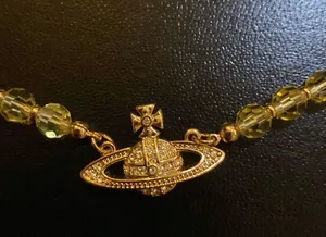 Vivienne Westwood Messaline gold-tone brass crystal-embellished choker Necklace thumbnail 7