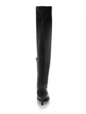 Madden Girl Deserai Over-The-Knee Kitten Heel Boots Size 7.5M thumbnail 3