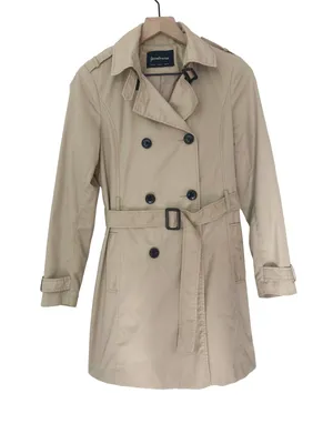 Stradivarius Beige Timeless Utility Minimalist Luxury Layering Trenchcoat Jacket thumbnail 1