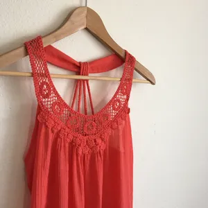 Coral blouse Red thumbnail 2
