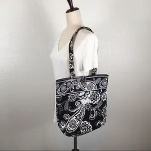 Vera Bradley large paisley shoulder tote‎ thumbnail 2