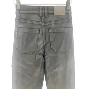 PAIGE Stella Black Coated Cargo Straight Leg Pants Size‎ 23 thumbnail 13