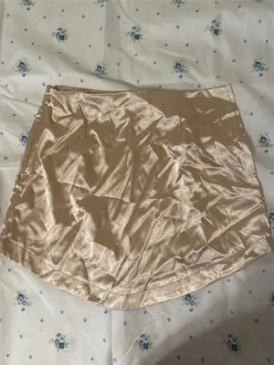 gold skirt Tan Size L thumbnail 1