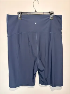 Old Navy Extra High Rise Bike Short Dusk Navy Blue 8” Inseam Size XL thumbnail 2