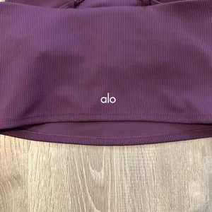 ALO Yoga Ribbed Airlift Enchanted Bra Tank Racerback Workout Crop Top Medium thumbnail 6