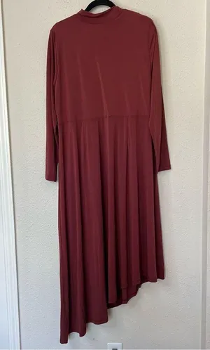 Eloquii Asymmetrical Long Sleeve Midi Dress NEW Plus Size 18 thumbnail 6