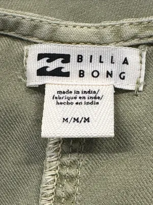 BILLABONG Beach Cruiser Jumpsuit M Avocado $80 Retail EUC thumbnail 3