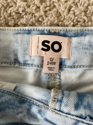 Kohl's SO Light Denim Jean Shorts thumbnail 3