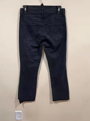 Mother The Insider Crop Step FrayJeans in Night in Paris Size 27 EUC thumbnail 10