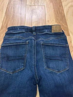 American Eagle Skinny Jeans, Navy Blue thumbnail 4