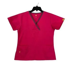Women's Hot Pink Scrub Top thumbnail 1
