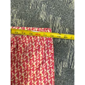 Vineyard Vines Pajama Pants Womens Medium Pink Red Seahorse Santa Print Lounge thumbnail 5