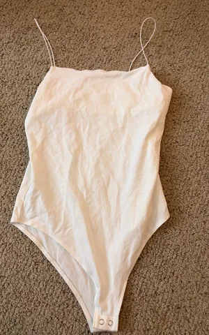 Target White spaghetti strap bodysuit thumbnail 4