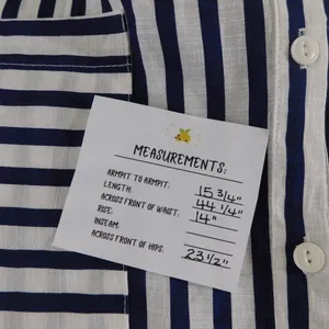 618 SIX ONE EIGHT Blue White Stripe Cabana Resort Dress Cruise Resortwear Medium thumbnail 10