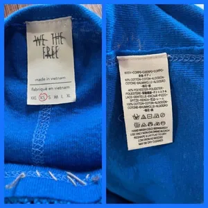We the Free Window Crochet‎ Bright Electric Blue Tank Top XS thumbnail 7