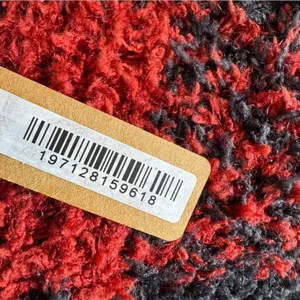 NWT SKIMS Knit Unisex Belted Robe Brick Buffalo Plaid Red Black Size S/M thumbnail 11