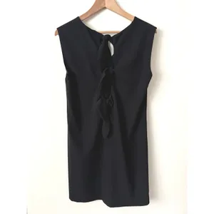 Alice + Olivia 2 Carita Bow Black Mini Dress thumbnail 6