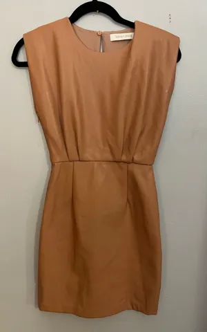 bishop &‎ young Hayden Faux Leather Mini Dress XS thumbnail 1