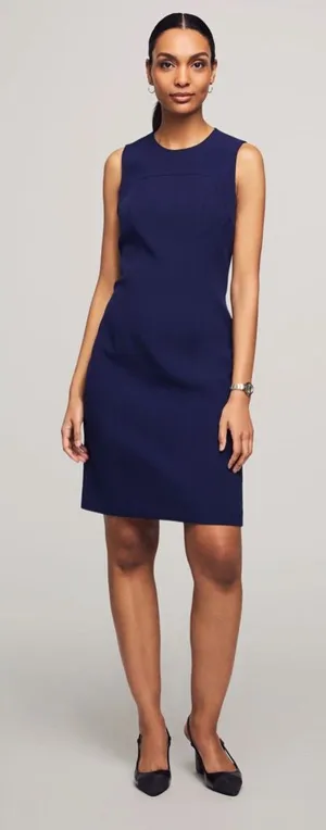 Anne Klein Navy Sheath Dress thumbnail 1
