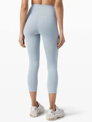 Lululemon Wunder Train High-Rise Crop 21" Chambray Leggings Women’s 10 thumbnail 2