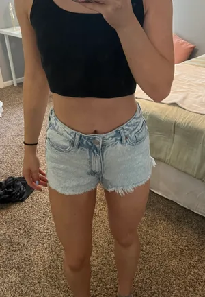 PacSun High Rise Festival Jean Shorts thumbnail 1