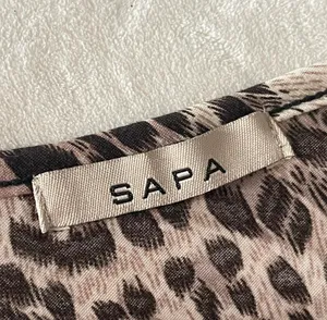 Sapa cheetah print mini dress EUC sz L thumbnail 3