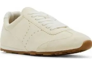 Blondo Callen Waterproof Suede Sneakers Cream Sand Low Top Star Sole Womens 11M‎ thumbnail 1