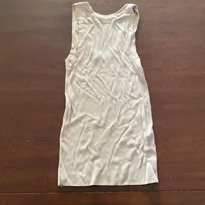 Zara Tan Bodycon Scoop Neck Tank Top thumbnail 2