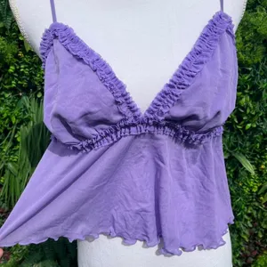 Out From Under Urban Outfitters Size Large Cami Ruffle Top Lingerie NWOT thumbnail 5