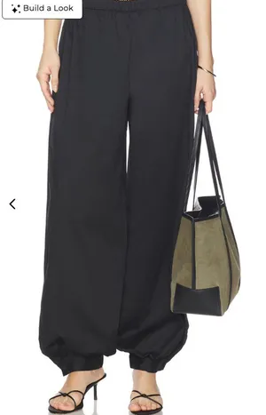 MORE TO COME Marissa Balloon Pant in Black Size S $78 thumbnail 1