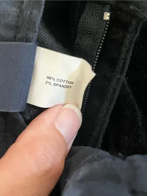 GAP | Women’s Black Velvet Pants sz 6A thumbnail 5