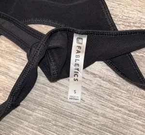 Fabletics Black Tank Top Size Small thumbnail 3