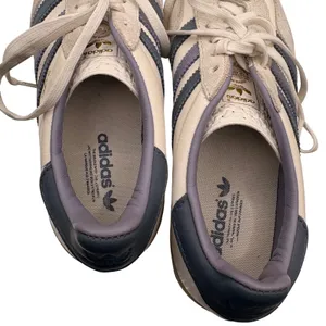 Adidas 5.5 WhiteNavy Blue Sneakers Retro Athletic Casual Shoes Women's College thumbnail 10