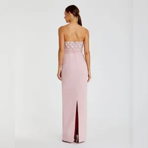 MAC DUGGAL 2294 Strapless Crepe Embellished Bustier Gown With Bow thumbnail 7