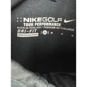 Nike Golf Dri-Fit 1/4 Zip‎ Pullover M Black Owl Logo Tour Performance Shirt thumbnail 7