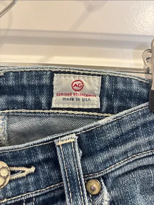 AG Adriano Goldschmied Belle Flare Jeans Made in USA Size 26R thumbnail 2