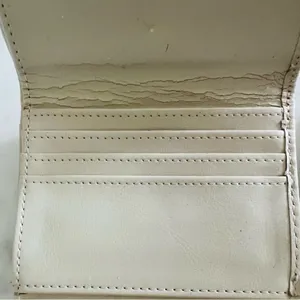 KENNETH COLE REACTION VINTAGE WALLET WITH‎ SOLAR POWERED CALCULATOR, Ivory, NWT thumbnail 9