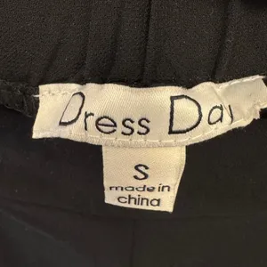 Dress Day Sheer Wide Leg Pleated High Rise Lined Pants DD3161P Small Festival thumbnail 6