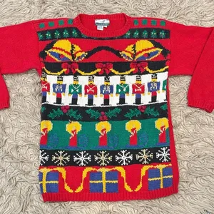 Vintage Christmas sweater size large thumbnail 2