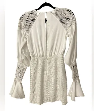 Revolve x Michael Costello Shandy white mini dress thumbnail 4