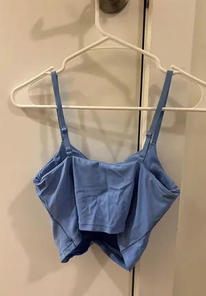 Aerie offline ruched sports bra tank top thumbnail 2