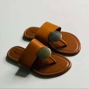 Brown and Golden‎ Qupid Sandals for Women thumbnail 3