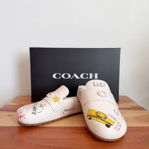 NWT Coach Sculpted C Clog With Sketch Print size US5 thumbnail 2